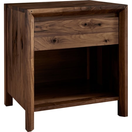 1-Drawer Open Nightstand