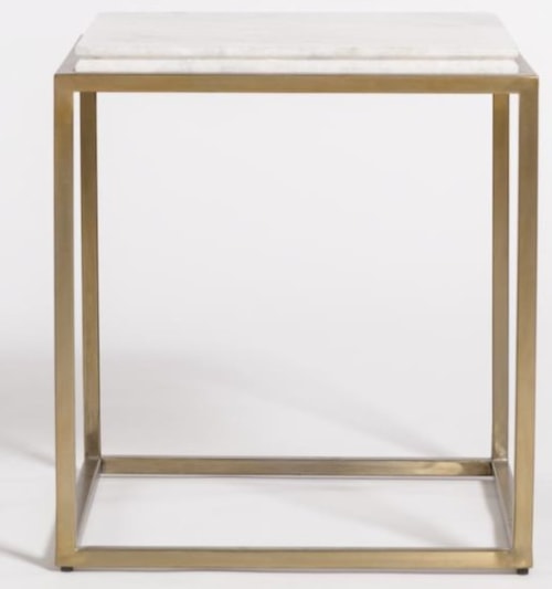 Marble Top End Table
