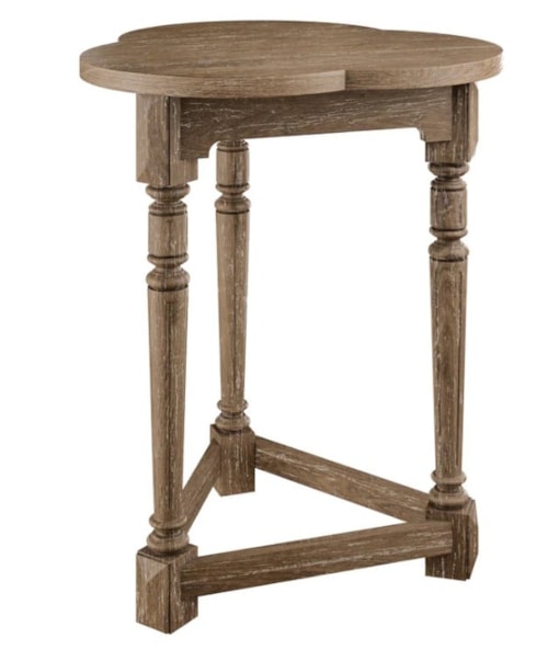 Clover Transitional Chairside Table