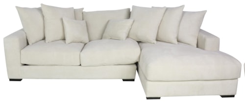 Sectional Sofa with Right Chaise (Also Available In Opposite Configuration)