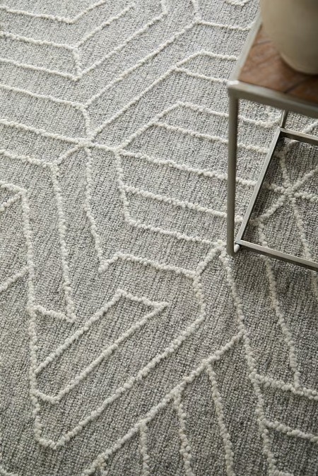 Gray and Ivory RUG 8X10