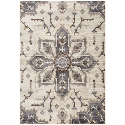 JOR 10 Ivory Blue 7 x 10 (Multiple Sizes Available)