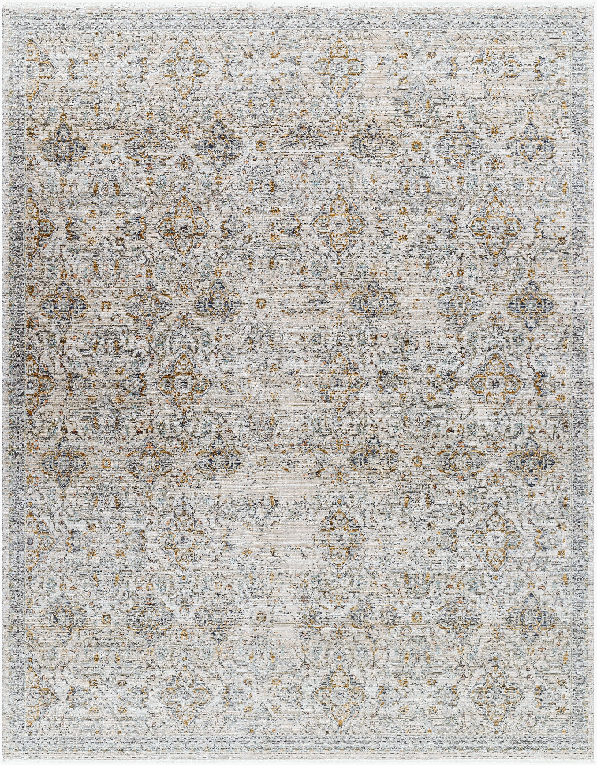 Taupe, Charcoal 7'10X10 Rug