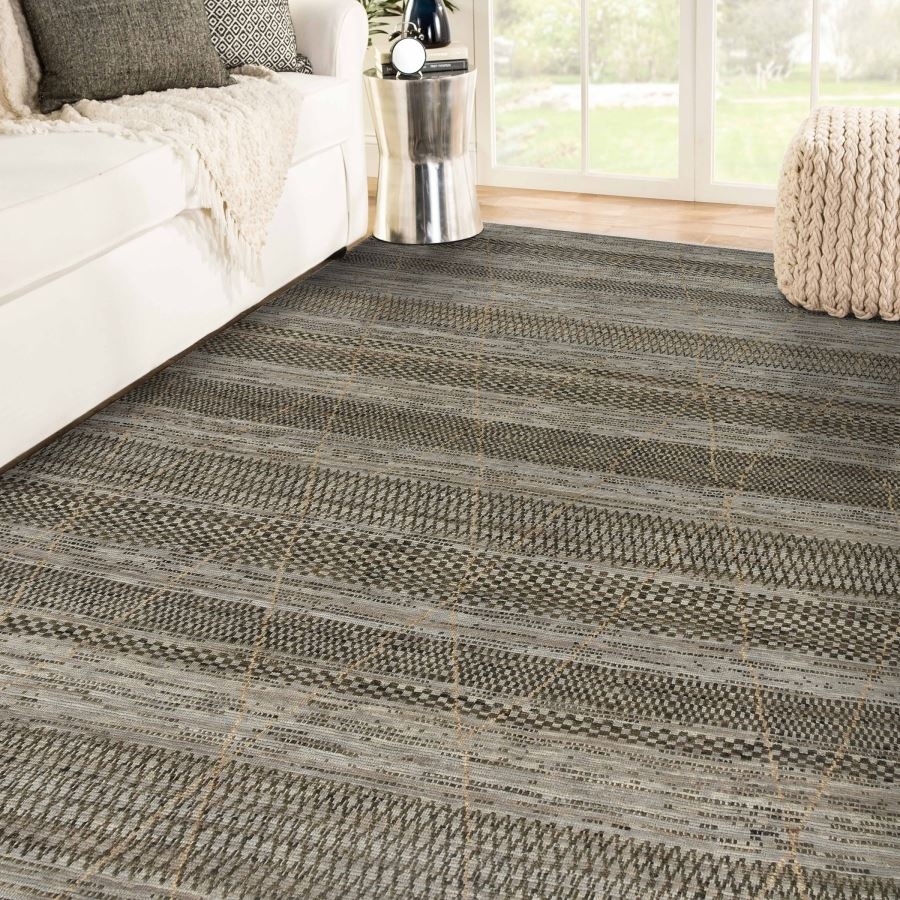 GRAY RUG 9X12 (Available in multiple sizes)