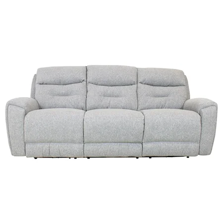 Triple Power Reclining Sofa with Drop Table