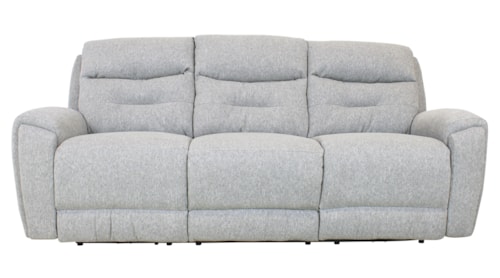 Triple Power Reclining Sofa with Drop Table
