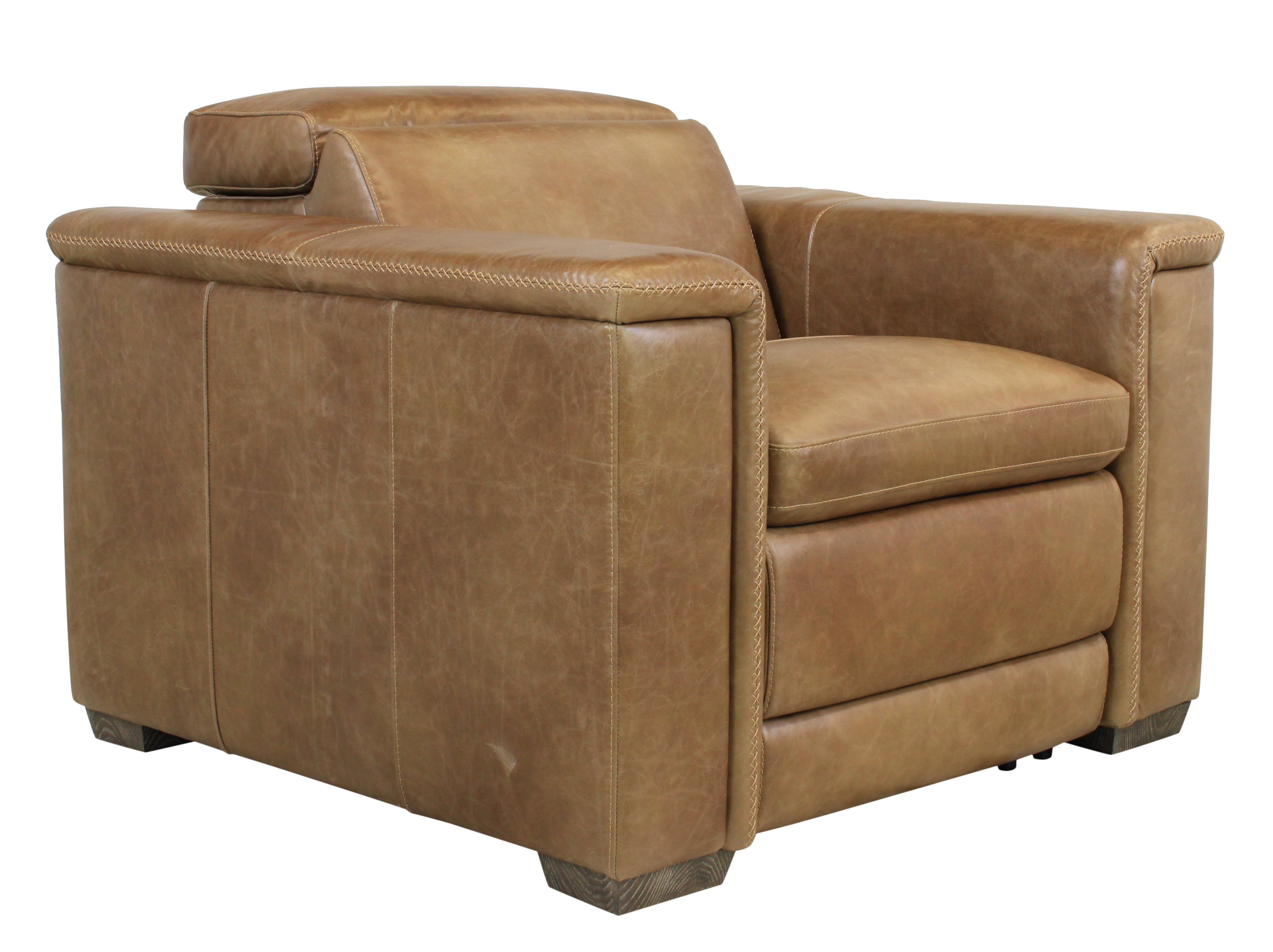 Power Reclining Leather Chair
