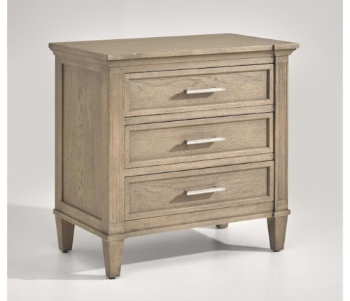 Drawer Nightstand with Power
