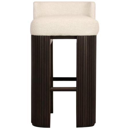 COUNTER With BACK STOOL
