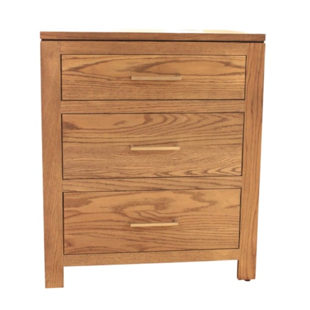 Three Drawer Nightstand