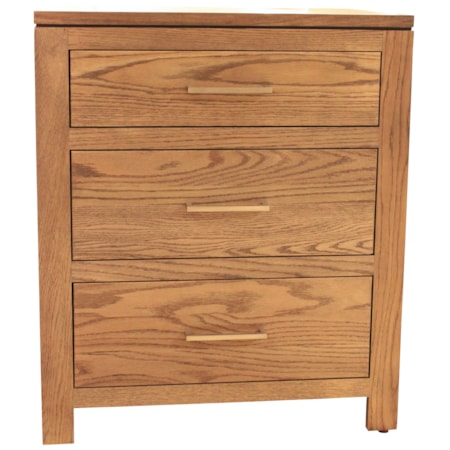 Three Drawer Nightstand
