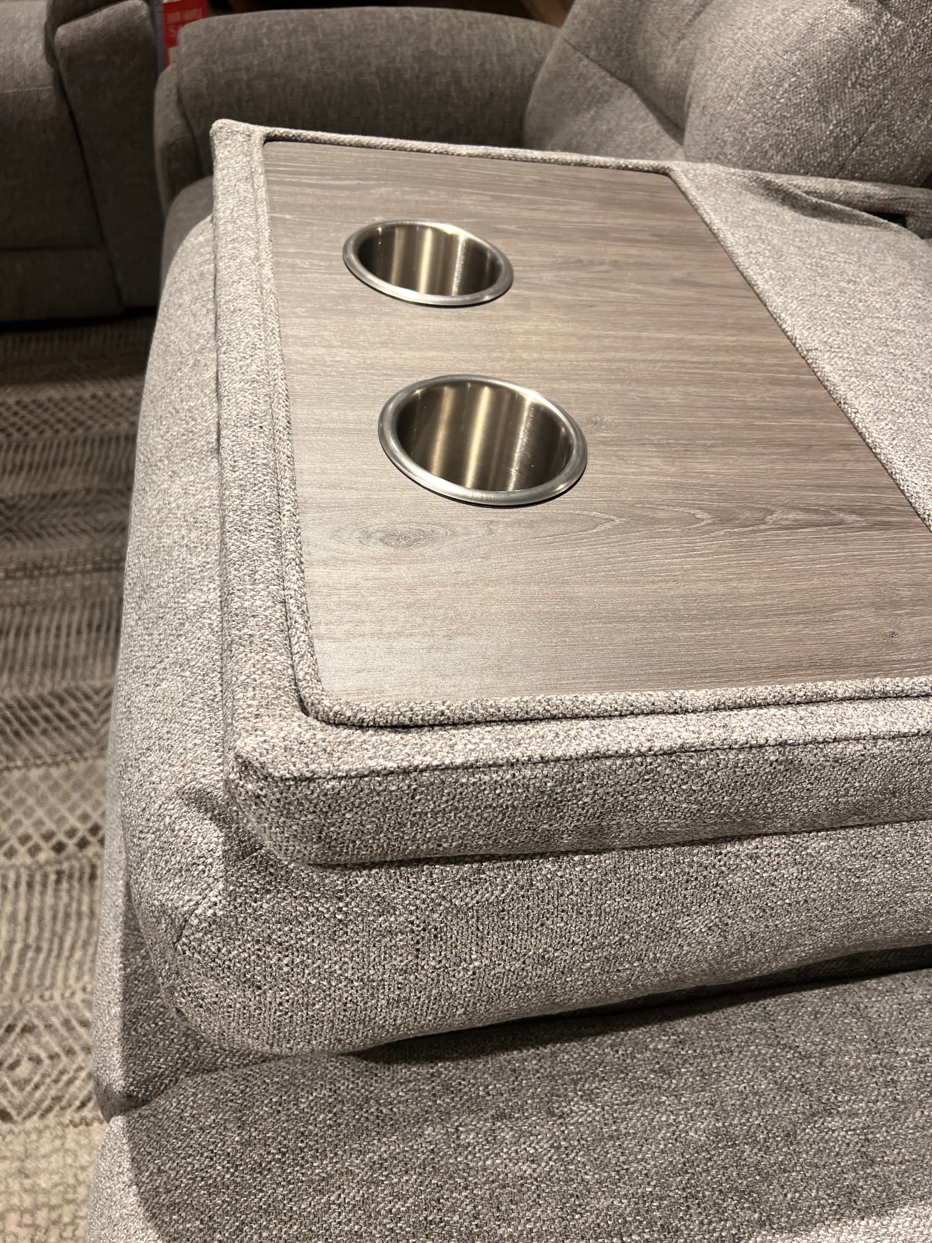 Reclining Sofa with Drop Table