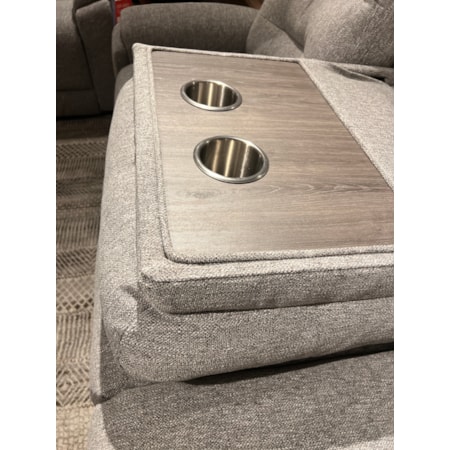 Reclining Sofa with Drop Table