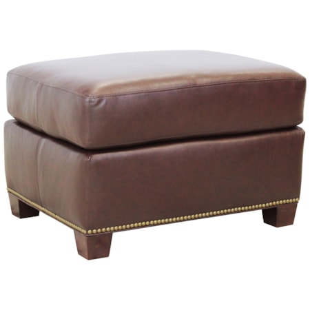 Ottoman with Nailheads