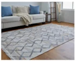 Feizy Rugs Beckett Charcoal-Tan 8 x 10
