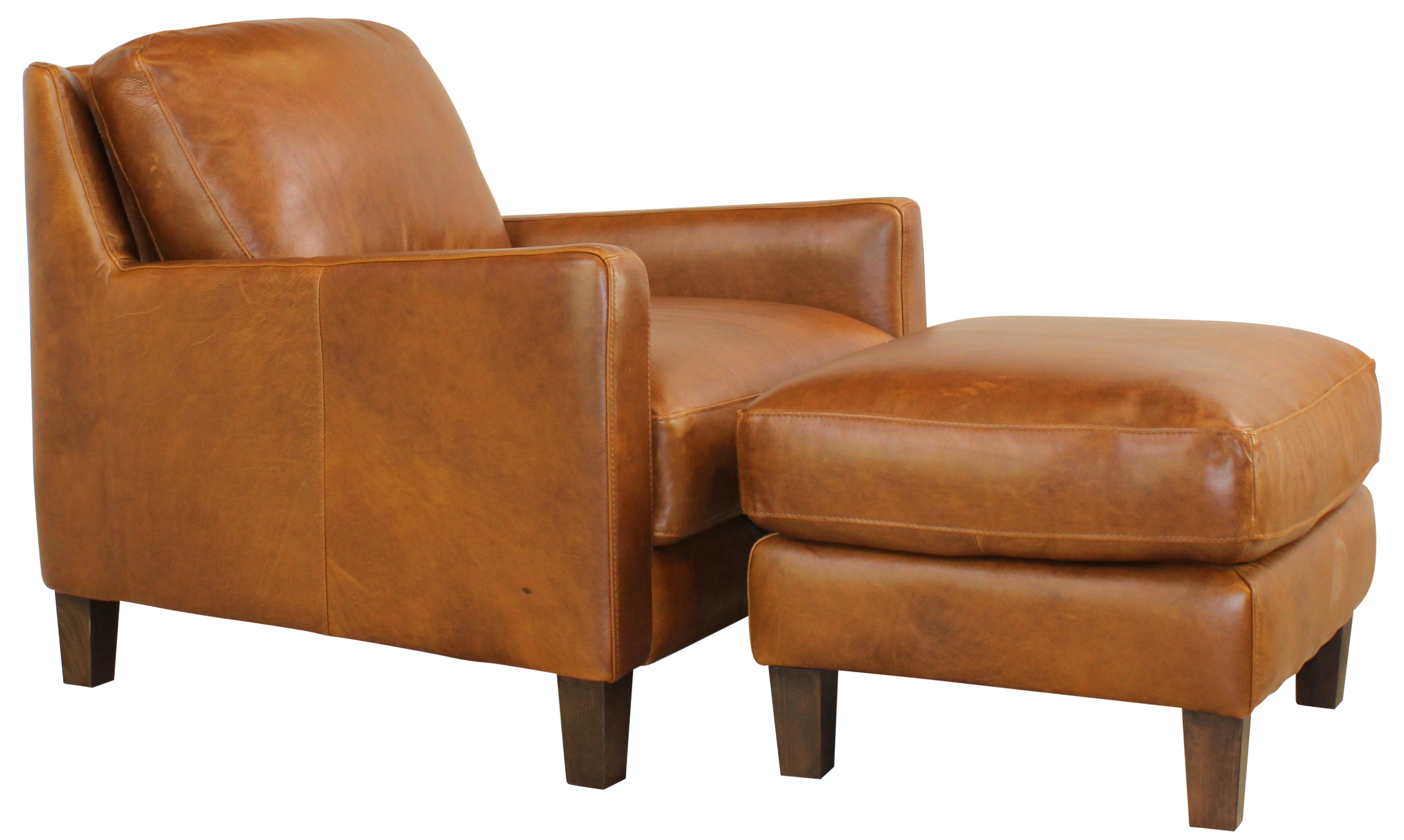 CHAIR AND OTTOMAN