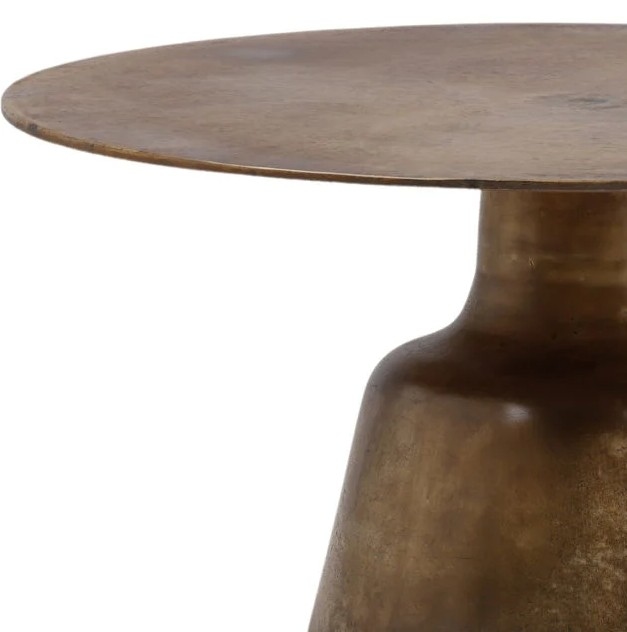 BRASS COCKTAIL TABLE 