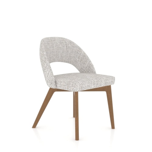 Contemporary Upholstered Fixed Chair