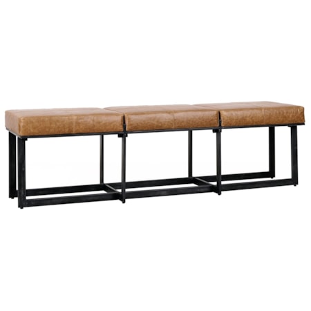Narrow Bench Chestnut Brown
