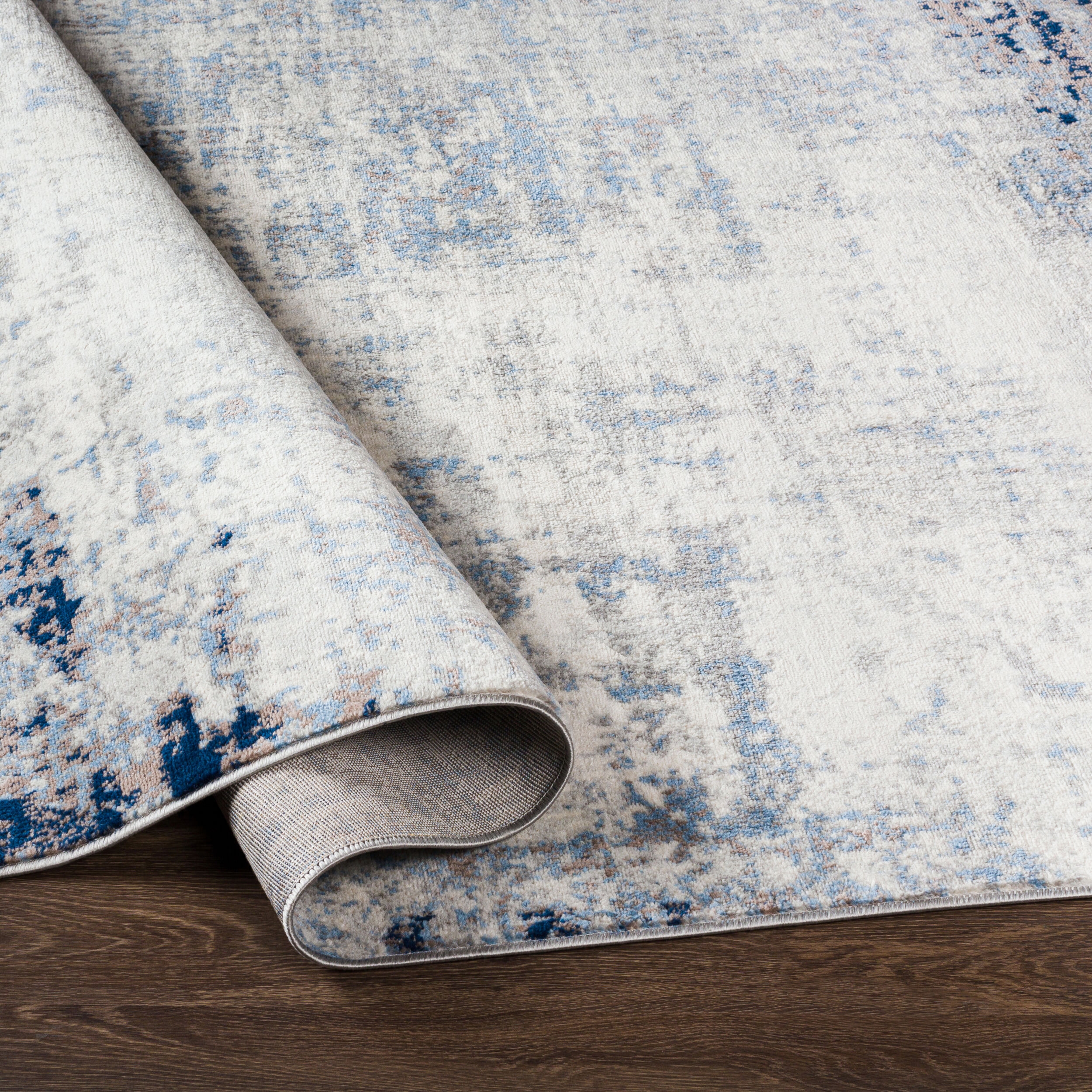 Surya Rugs Roma Navy, Light Blue 2'X2'11