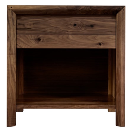 1-Drawer Open Nightstand