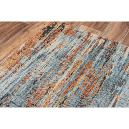 Blue Apricot 8 x 10 Rug