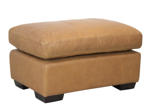 Leather Ottoman