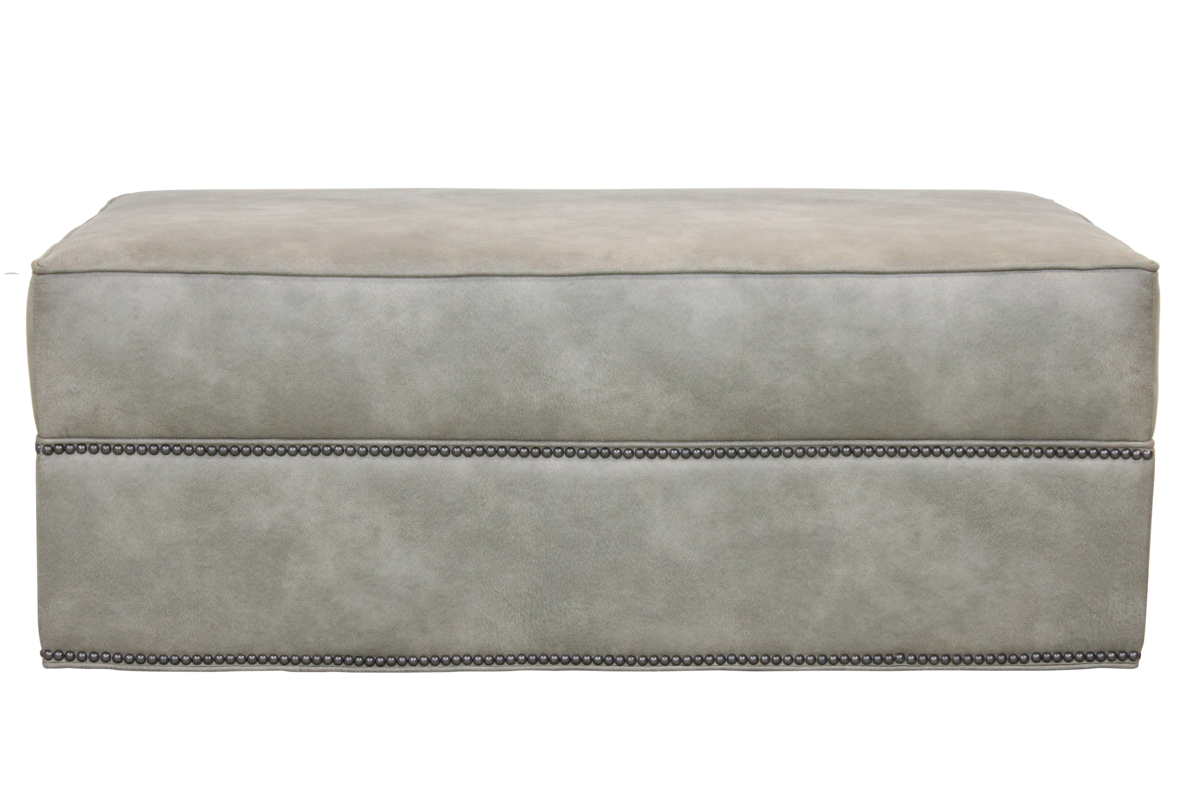 Ottoman with Nailheads