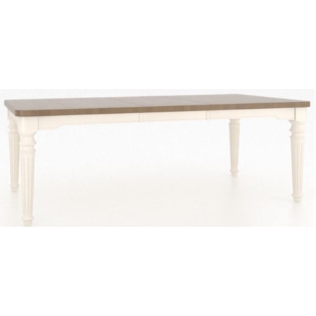 68" Dining Table with Leaf
