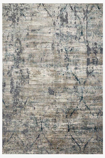 Taupe Blue 2 x 12 Rug