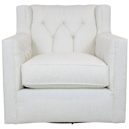 Candace Fabric Swivel Chair