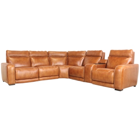 Six Piece Sectional with Audio & Massage