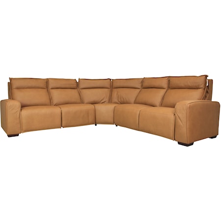 Reclining Leather Sectional