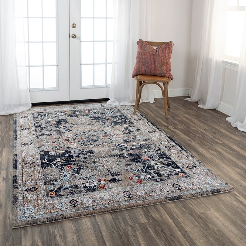 Dark Gray 8 x 10 Rug