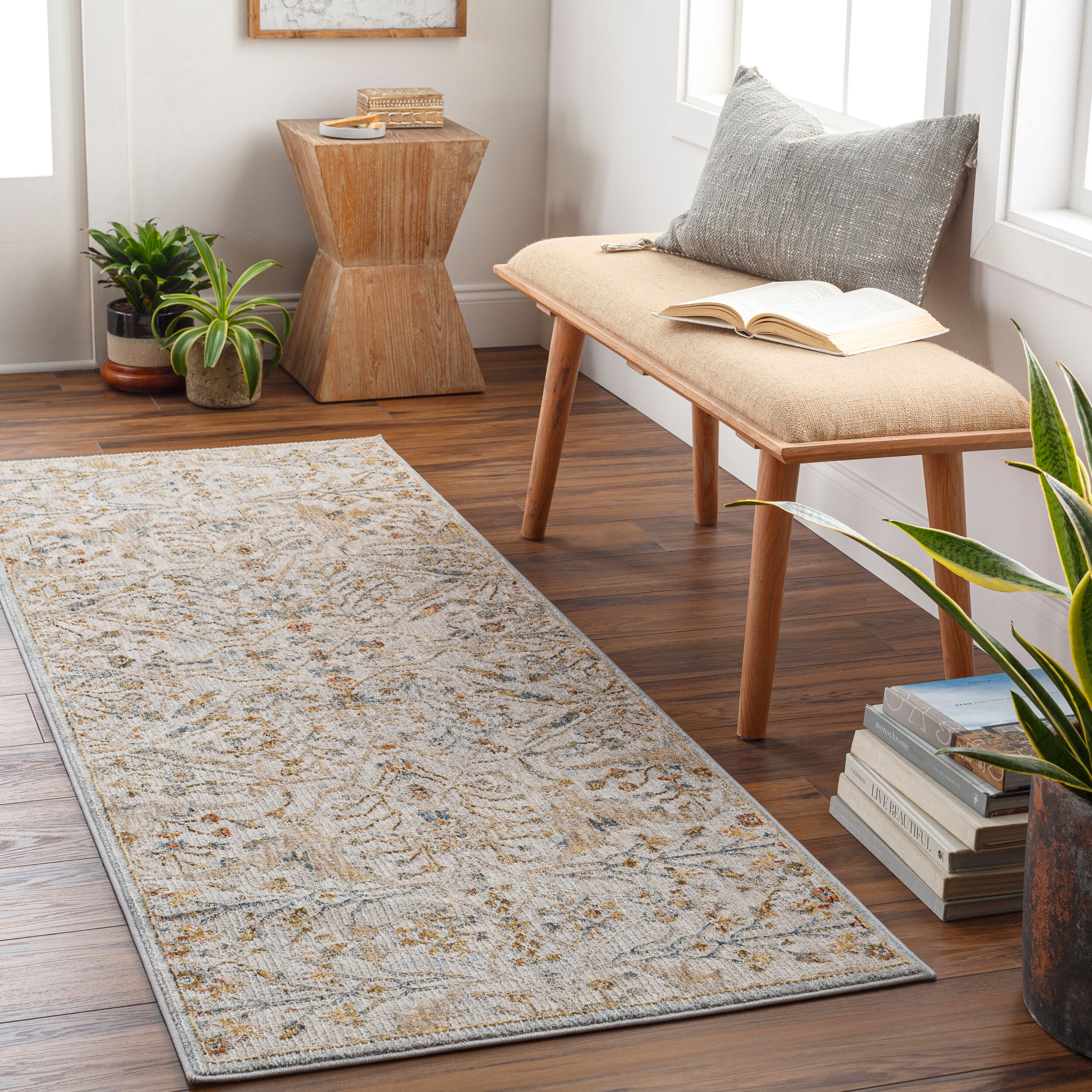 BROWN 7'10X10'2 100% Polye RUG