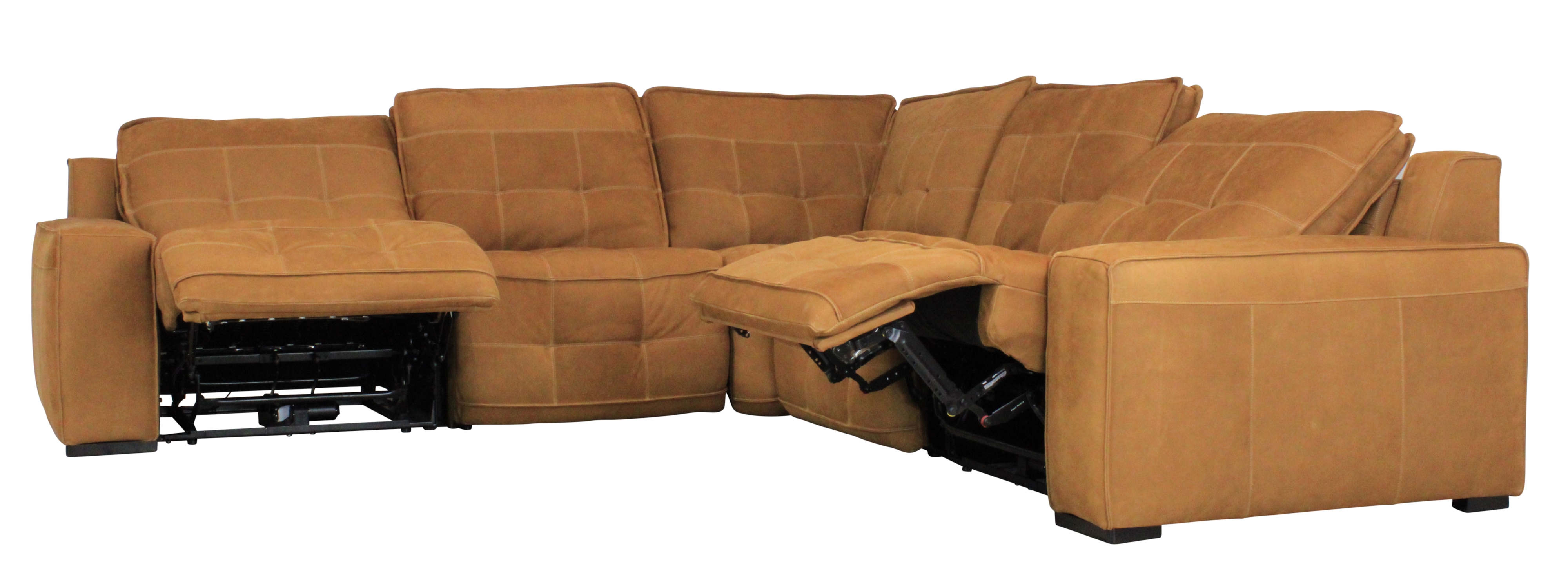 Nubuck Leather Sectional