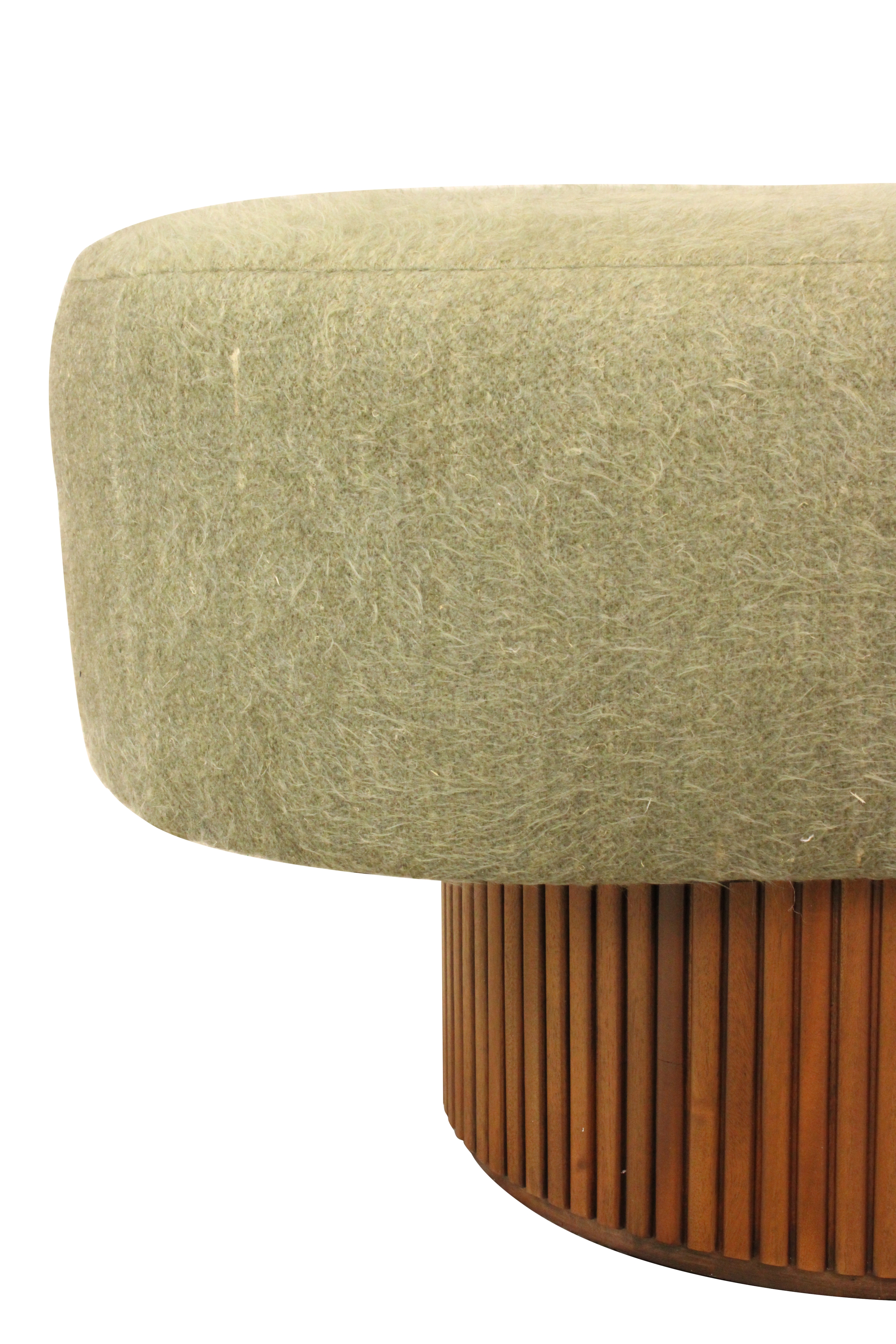 Oval Ottoman