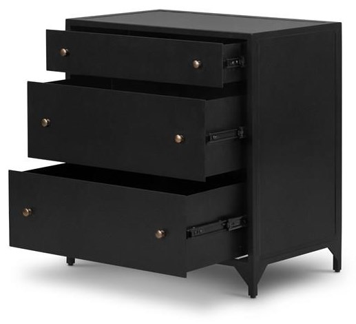 Black Iron Nightstand
