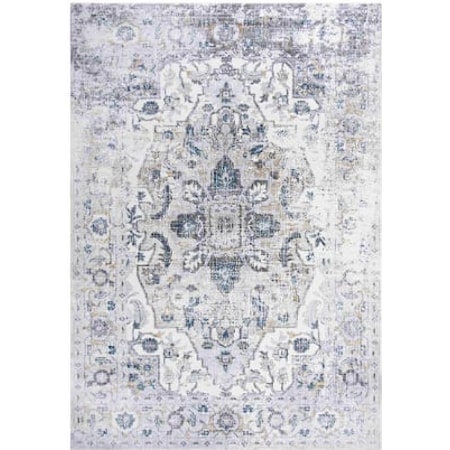 Cable Gray 7 x 9 Rug