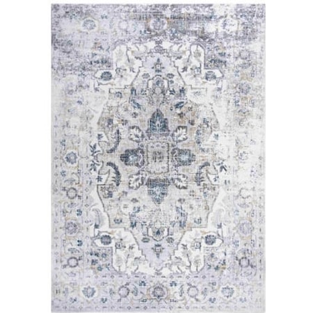 Cable Gray 7 x 9 Rug