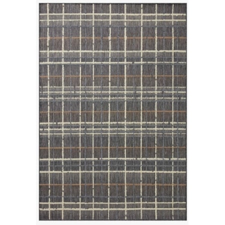 Charcoal Multi 8 x 10 Rug