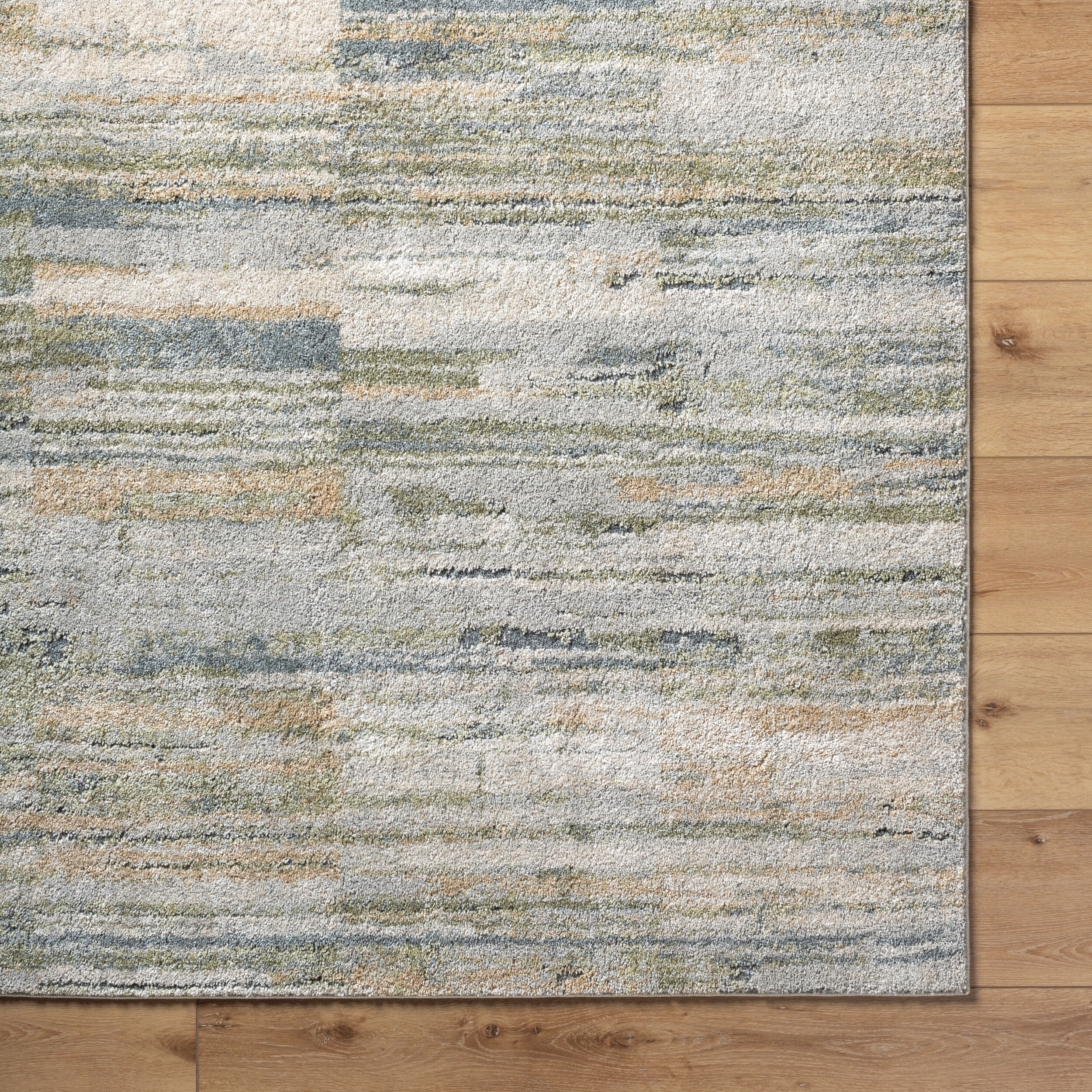 Gray, Beige,Olive7'10X10 Rug