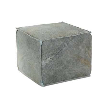 Zuri Leather Ottoman