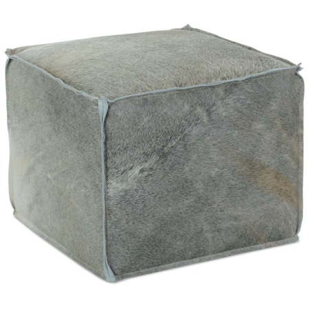Zuri Leather Ottoman