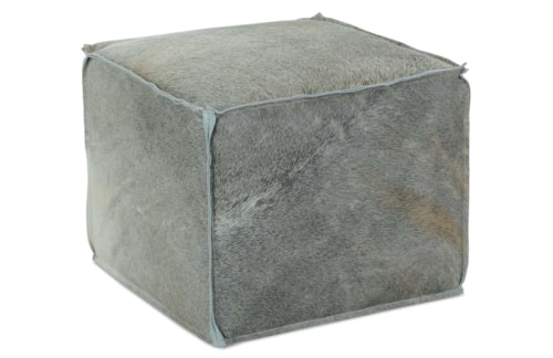 Zuri Leather Ottoman