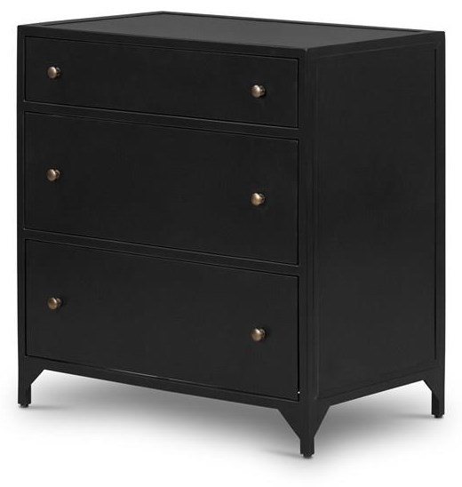 Black Iron Nightstand