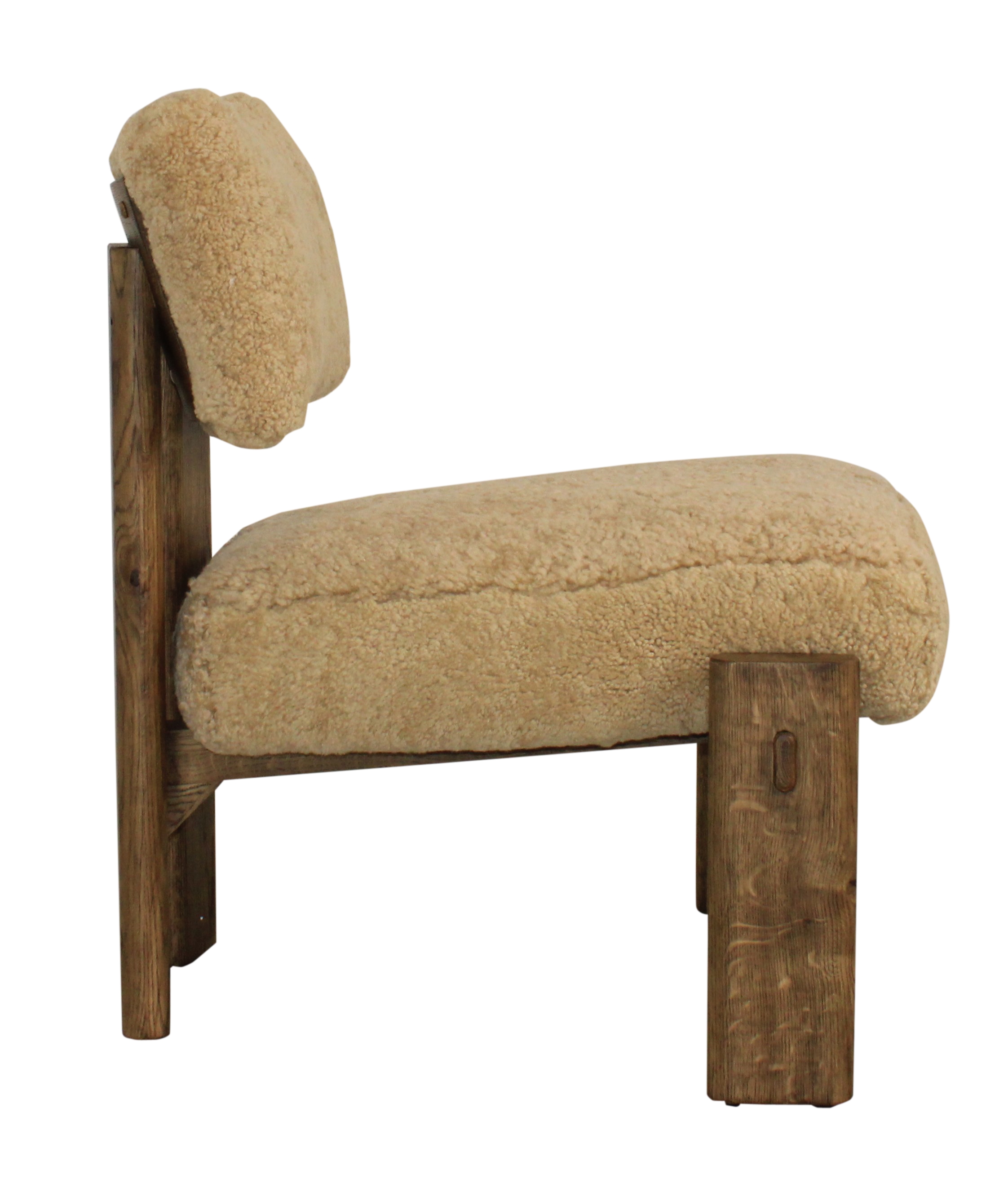 Upholstered Armless Accent Chair