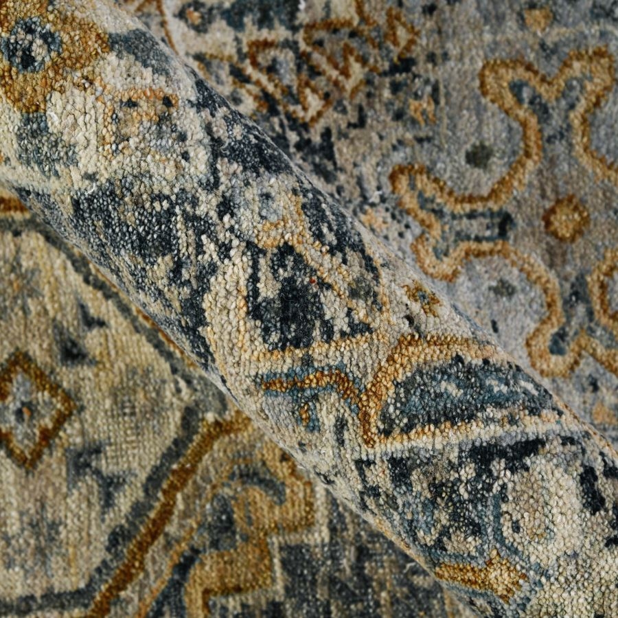 SEA BLUE RUG 9X 12