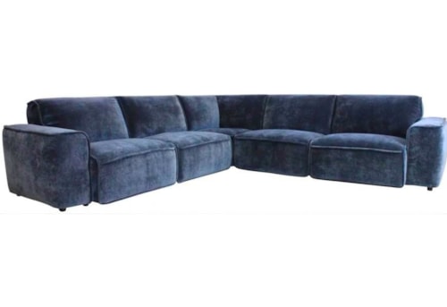 Multimedia Sectional with Bluetooth Speakers