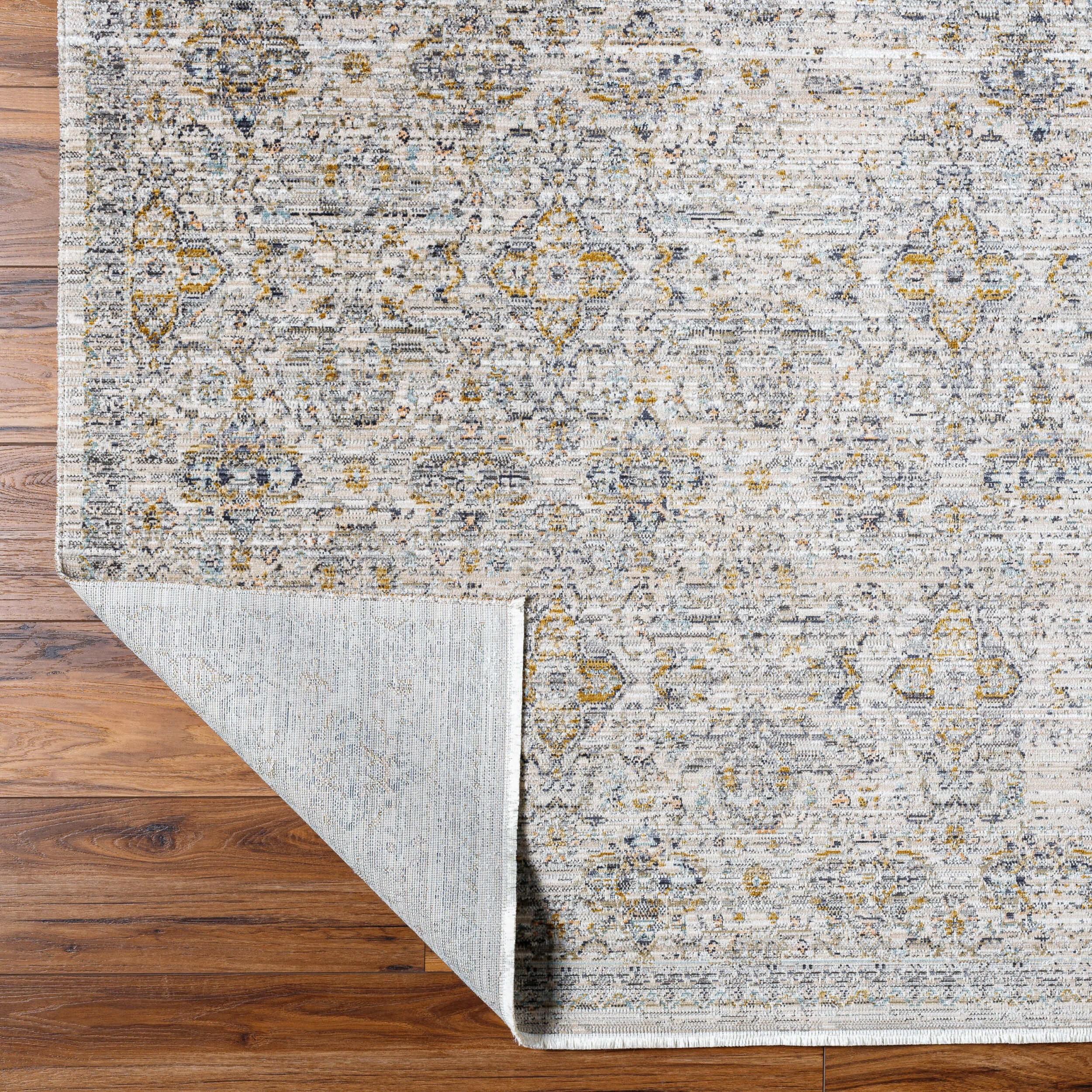 Taupe, Charcoal 7'10X10 Rug